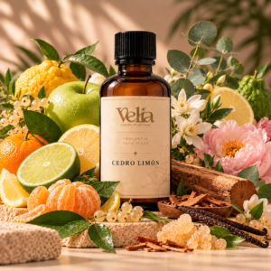 Esencia de Cedro limon a base de aceite para perfumar velas elaboradas en cera de soya