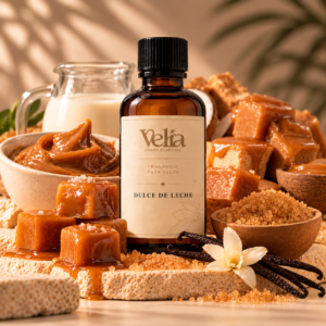 Esencia de dulce de leche a base de aceite para perfumar velas elaboradas en cera de soya