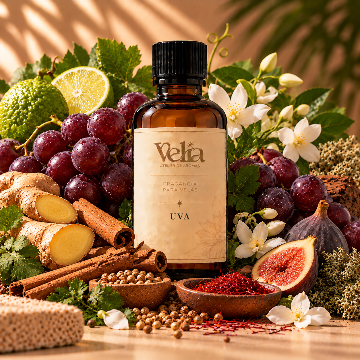 Esencia de Uva a base de aceite para perfumar velas elaboradas en cera de soya