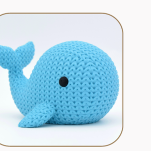 Molde Ballena Crochet (molde en 2 partes)