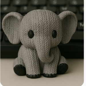 Molde Elefante Crochet