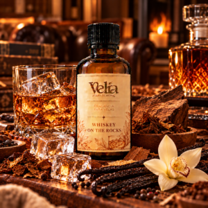 Esencia de Whiskey on the rocks a base de aceite para perfumar velas elaboradas en cera de soya