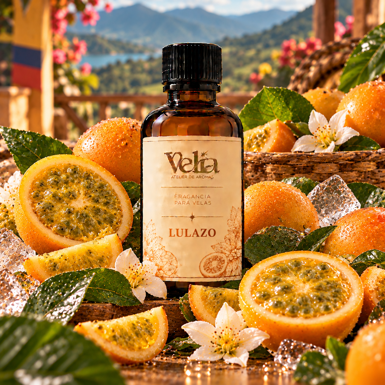 Esencia de Lulazo a base de aceite para perfumar velas elaboradas en cera de soya
