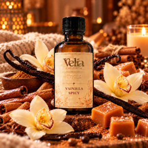 Esencia de Vainilla spicy a base de aceite para perfumar velas elaboradas en cera de soya