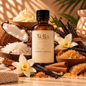 Esencia de Vainilla Dulce a base de aceite para perfumar velas elaboradas en cera de soya