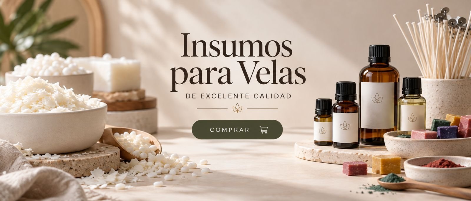 Insumos para velas de excelente calidad
